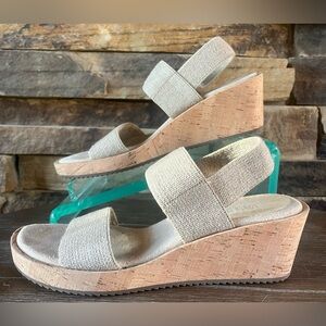 Vaneli Slingback Cork Sandals